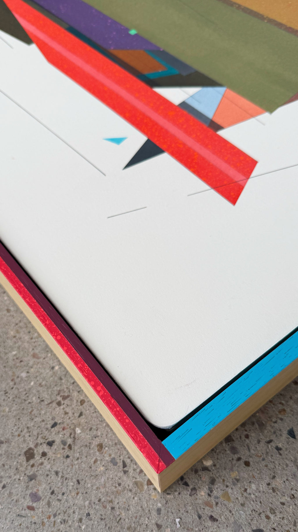 Painting by Michael Moncibaiz titled "In the Cut" - 6.