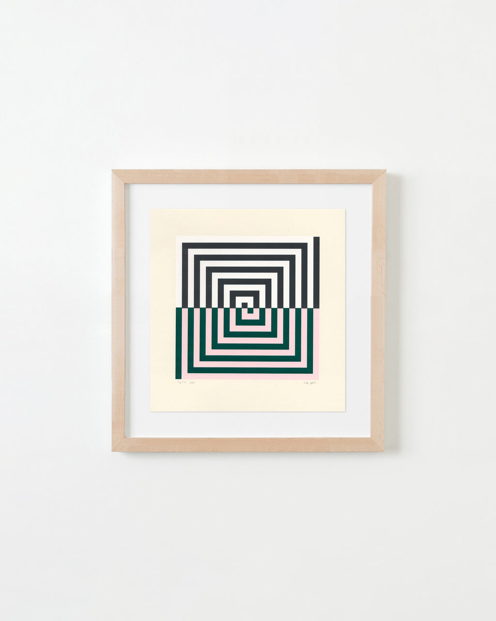 Print by Inka Bell titled "9:03 AM" - 4.