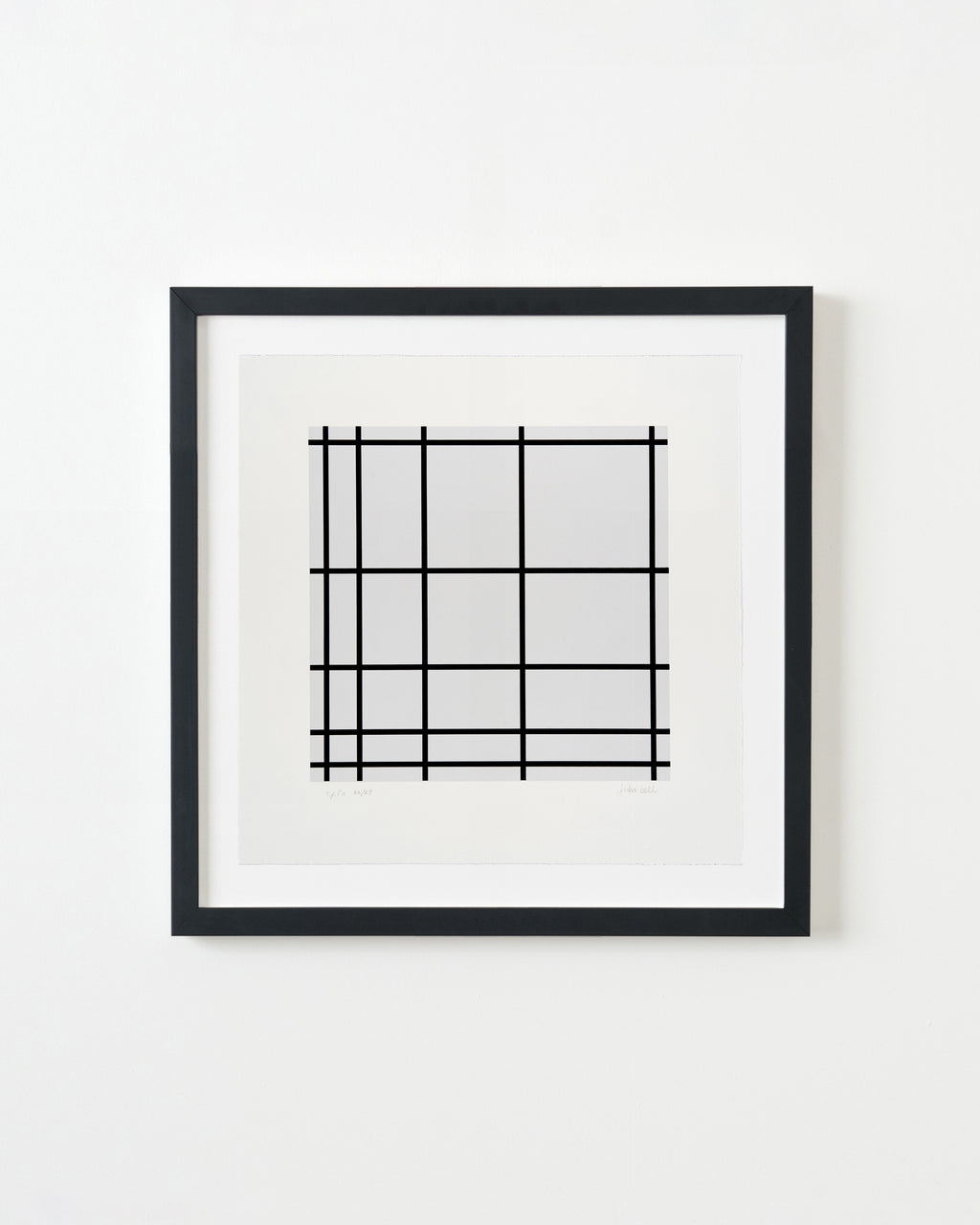 Print by Inka Bell titled "Grid" - 3.