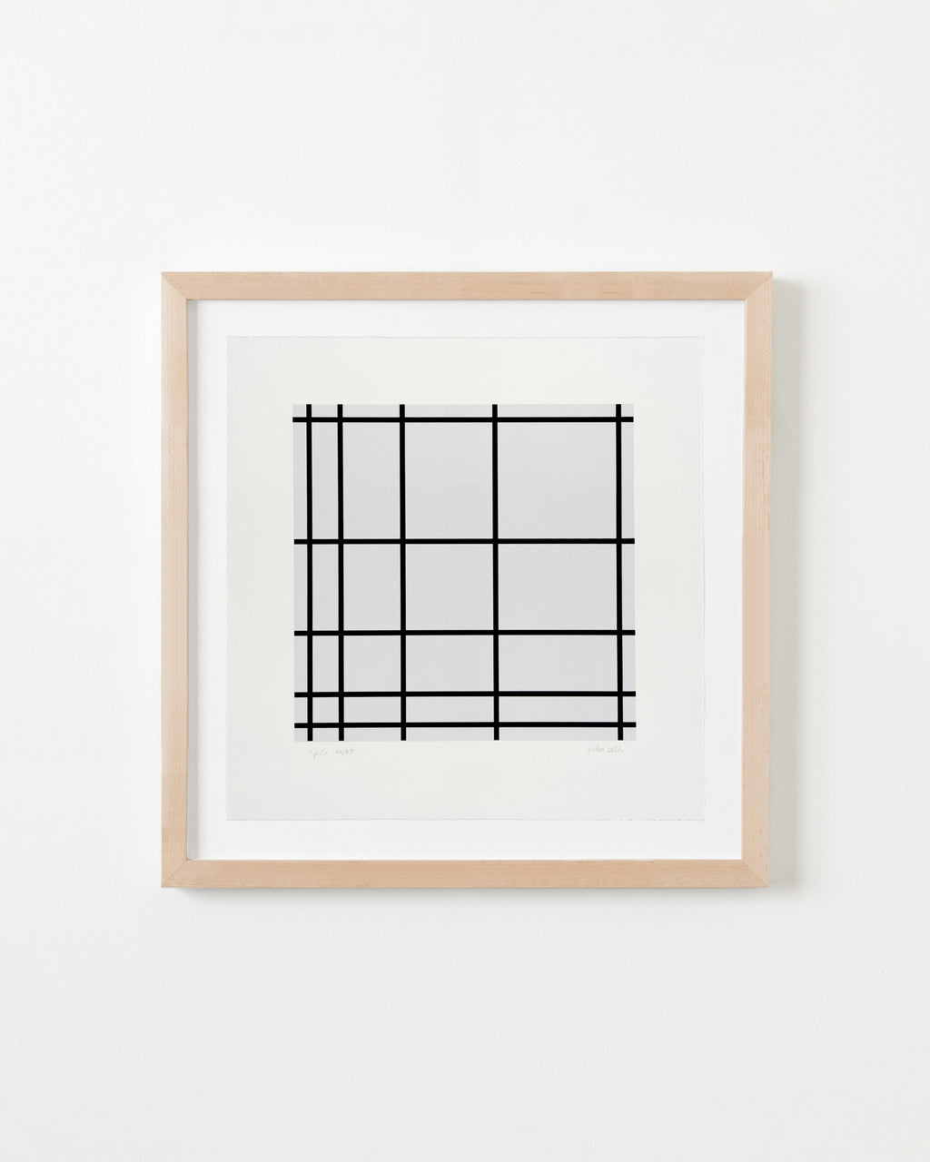 Print by Inka Bell titled "Grid" - 4.