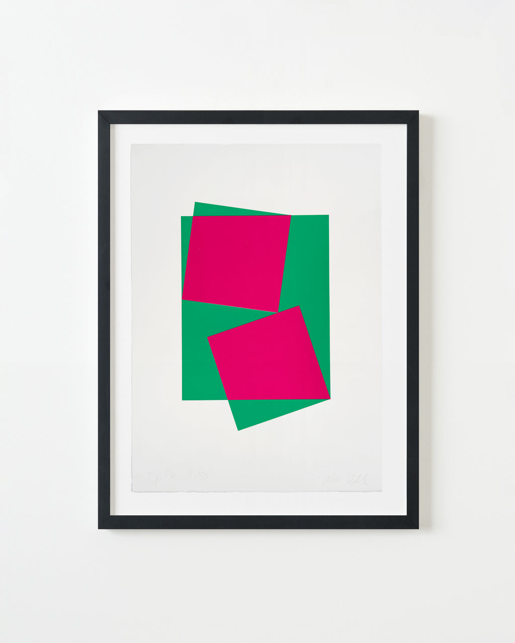 Print by Inka Bell titled "Squares" - 3.