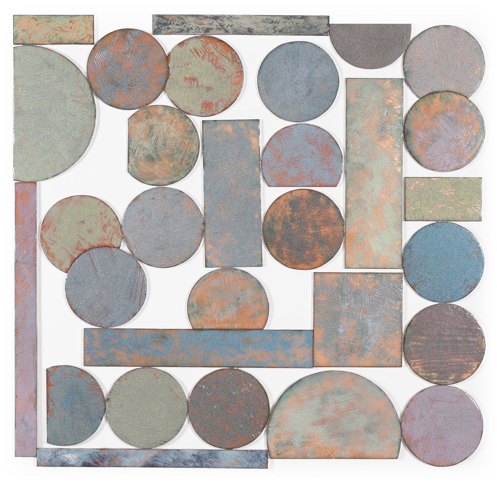 Mixed Media by J.C. Fontanive titled "Earth's Layers" - 2.