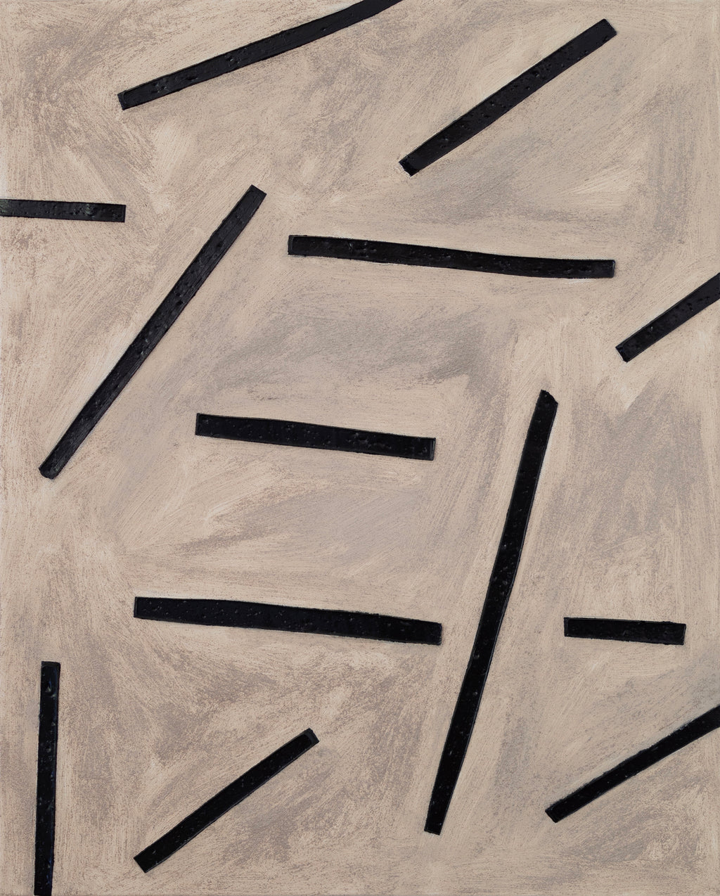 Painting by J.C. Fontanive titled "Organizing Principle" - 2.