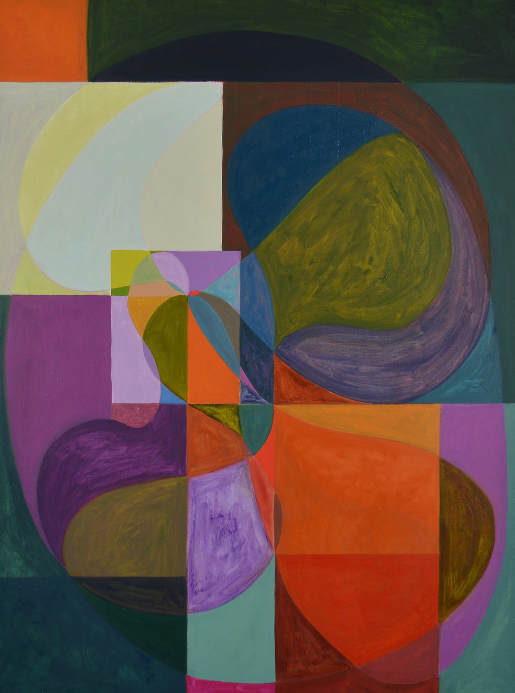 Painting by Jackie Meier titled "Eddy" - 2.