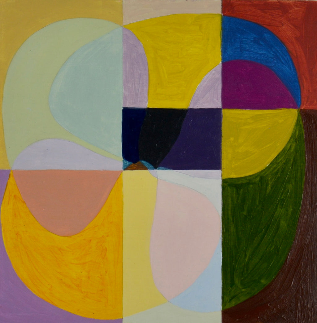 Painting by Jackie Meier titled "Little #4" - 2.