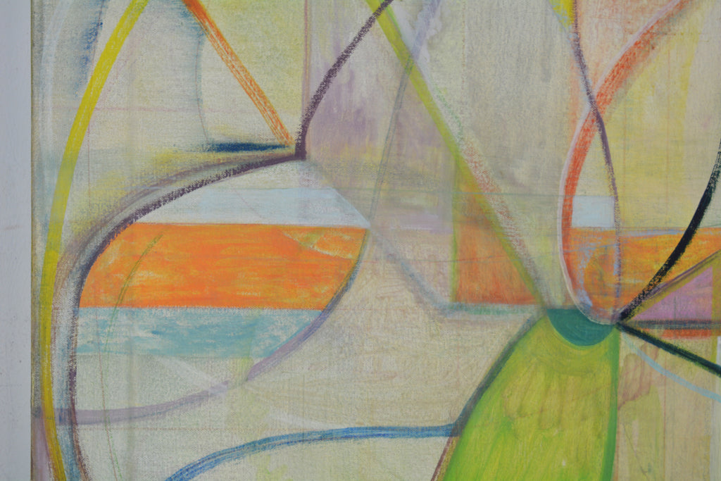 Painting by Jackie Meier titled "Spring Swing" - 4.