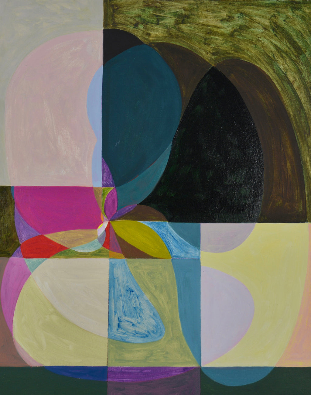 Painting by Jackie Meier titled "Tangle" - 2.