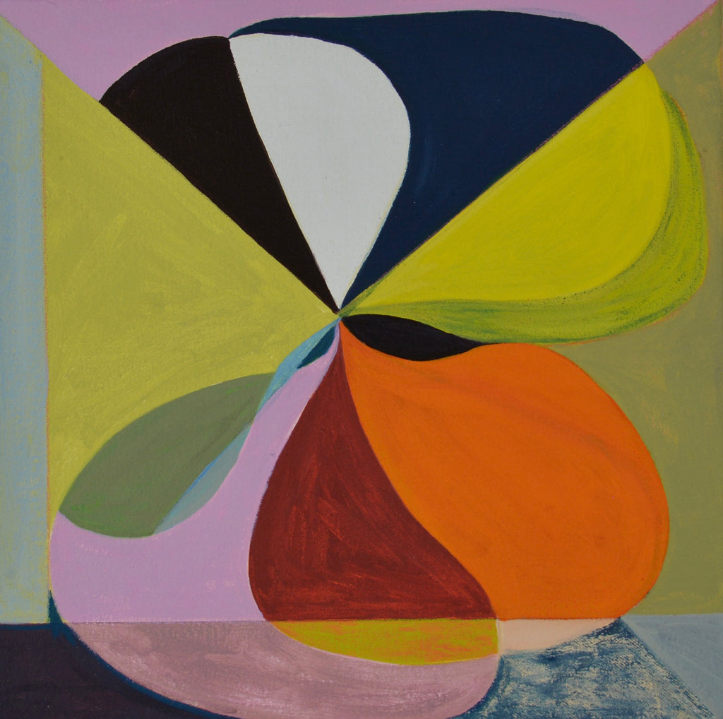 Painting by Jackie Meier titled "Turbulent Glee" - 2.