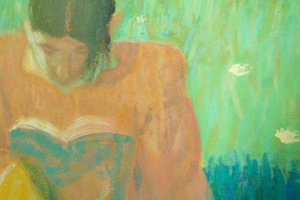 Painting by Jackson Joyce titled "& Green to the Touch" - 3.