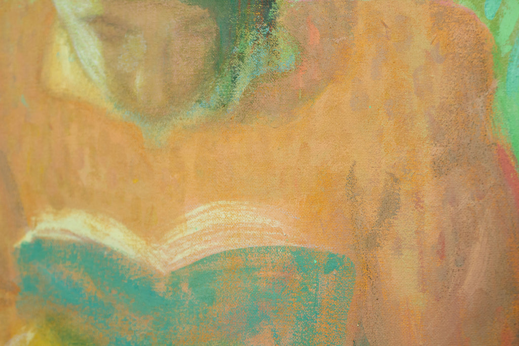 Painting by Jackson Joyce titled "& Green to the Touch" - 4.