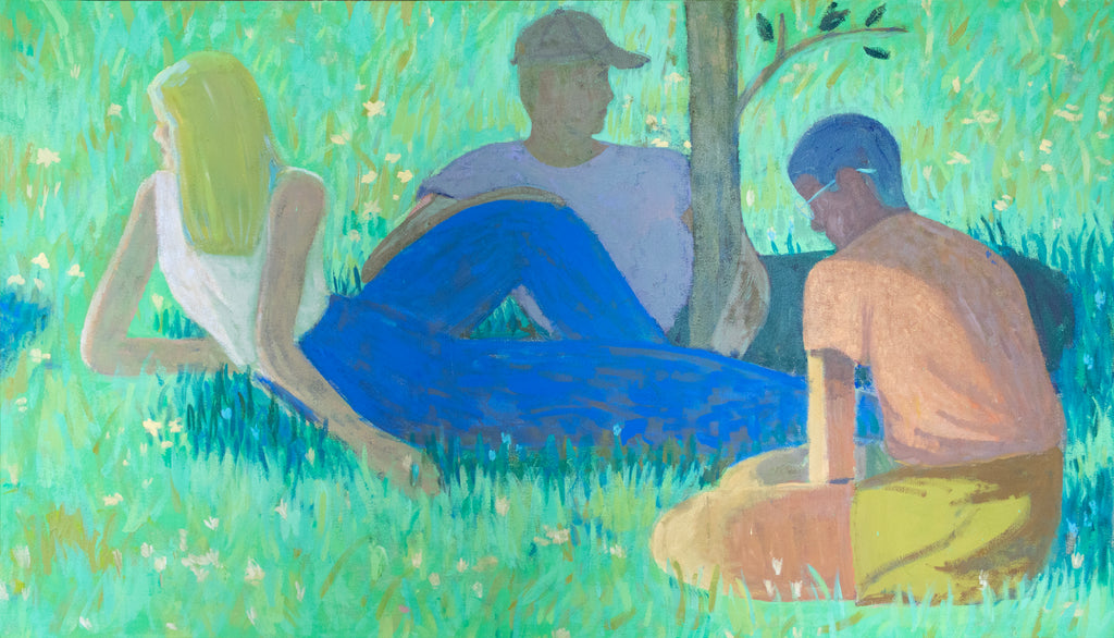 Painting by Jackson Joyce titled "Every Shadow is a Room" - 2.