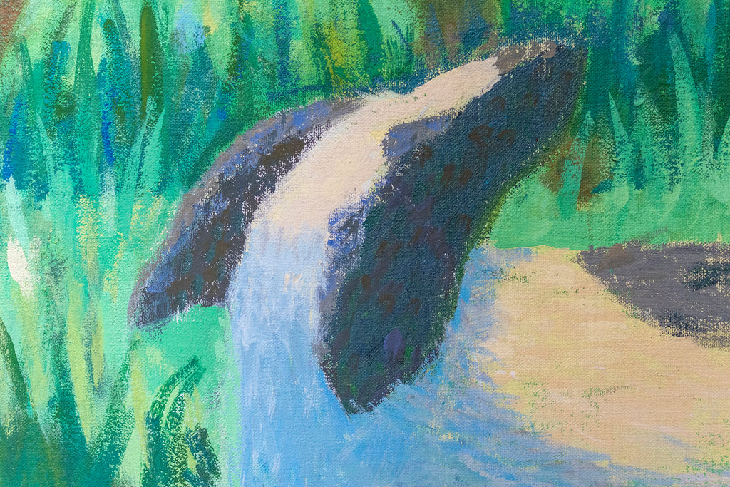 Painting by Jackson Joyce titled "Going in Circles" - 3.