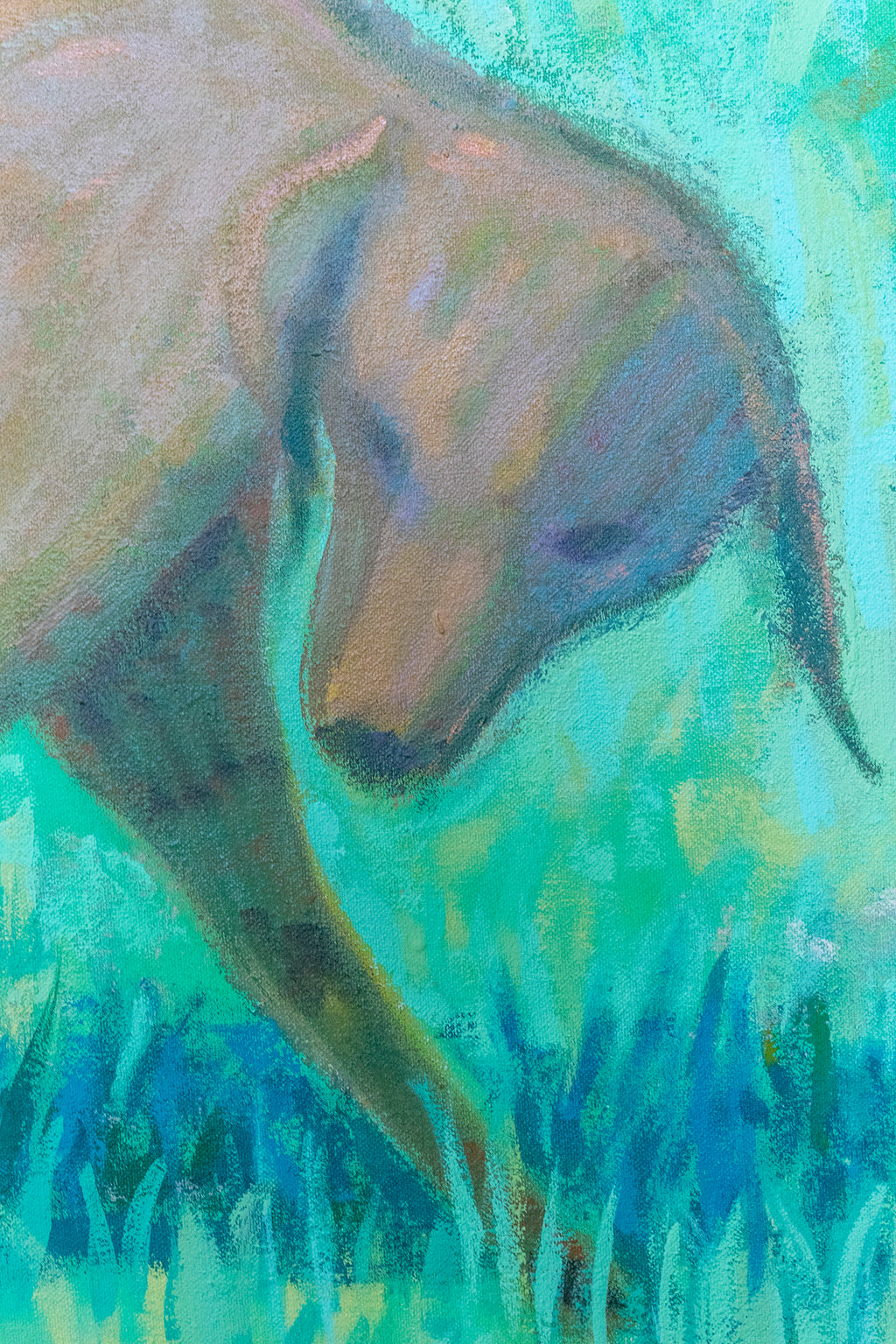 Painting by Jackson Joyce titled "Going in Circles" - 4.