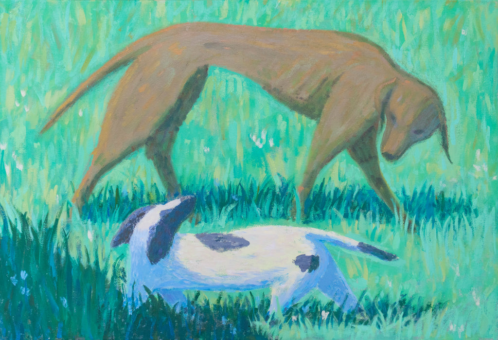 Painting by Jackson Joyce titled "Going in Circles" - 2.