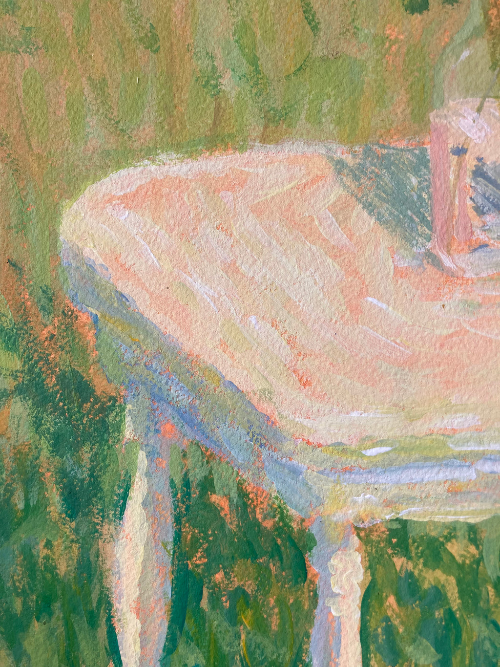 Painting by Jackson Joyce titled "The Garden at Ida's" - 3.
