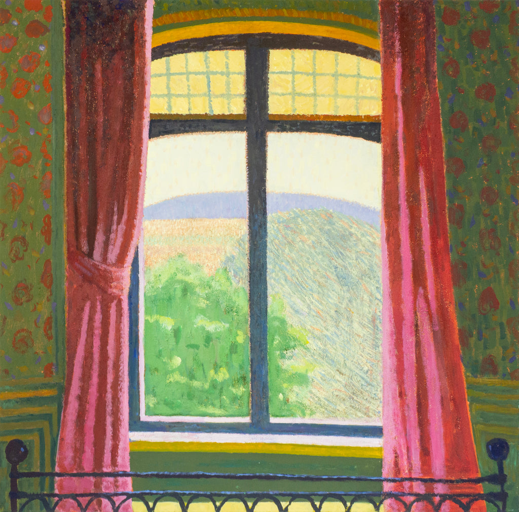 Painting by Jackson Joyce titled "The Inn in Maine" - 2.