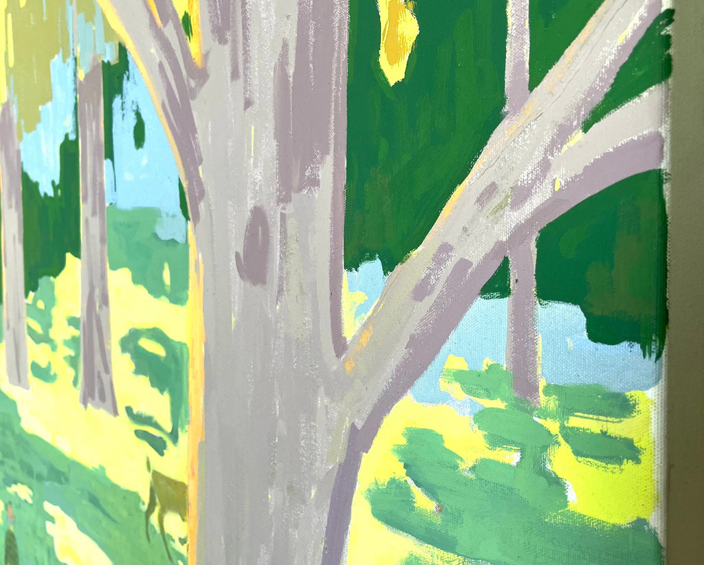 Painting by Jackson Joyce titled "Bistineau" - 5.