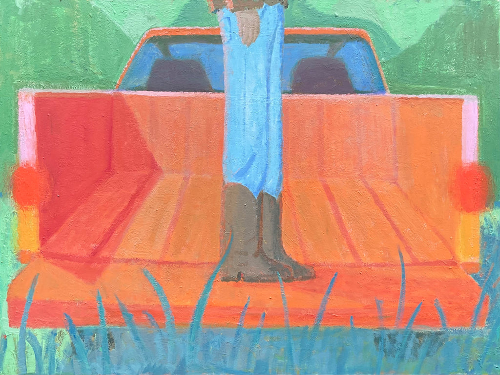 Painting by Jackson Joyce titled "Idle" - 2.
