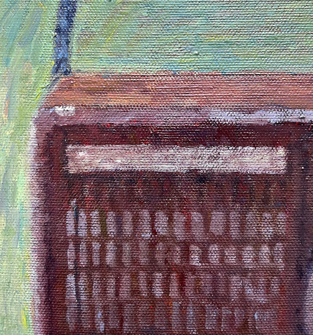 Painting by Jackson Joyce titled "White Noise" - 4.