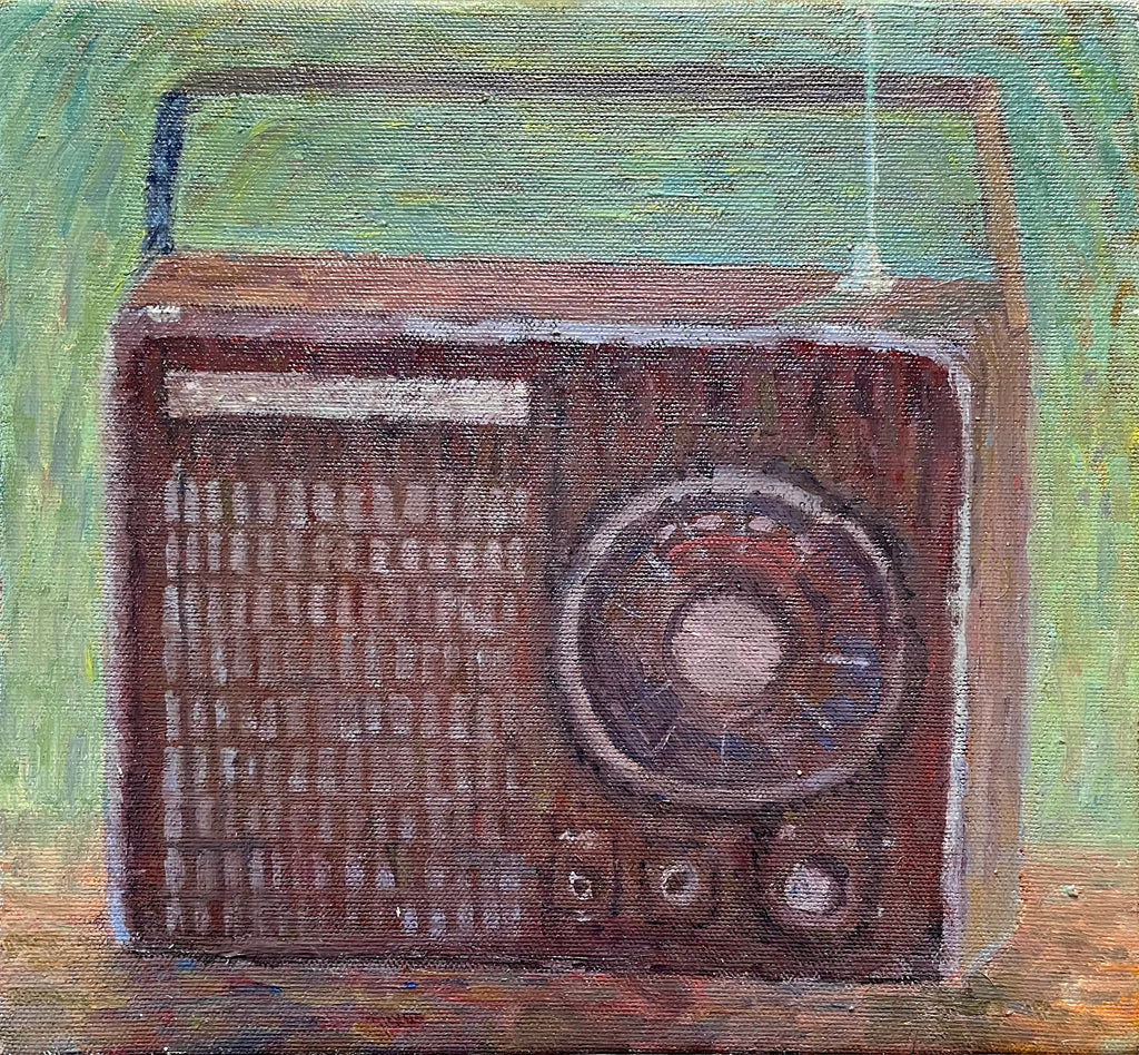 Painting by Jackson Joyce titled "White Noise" - 2.