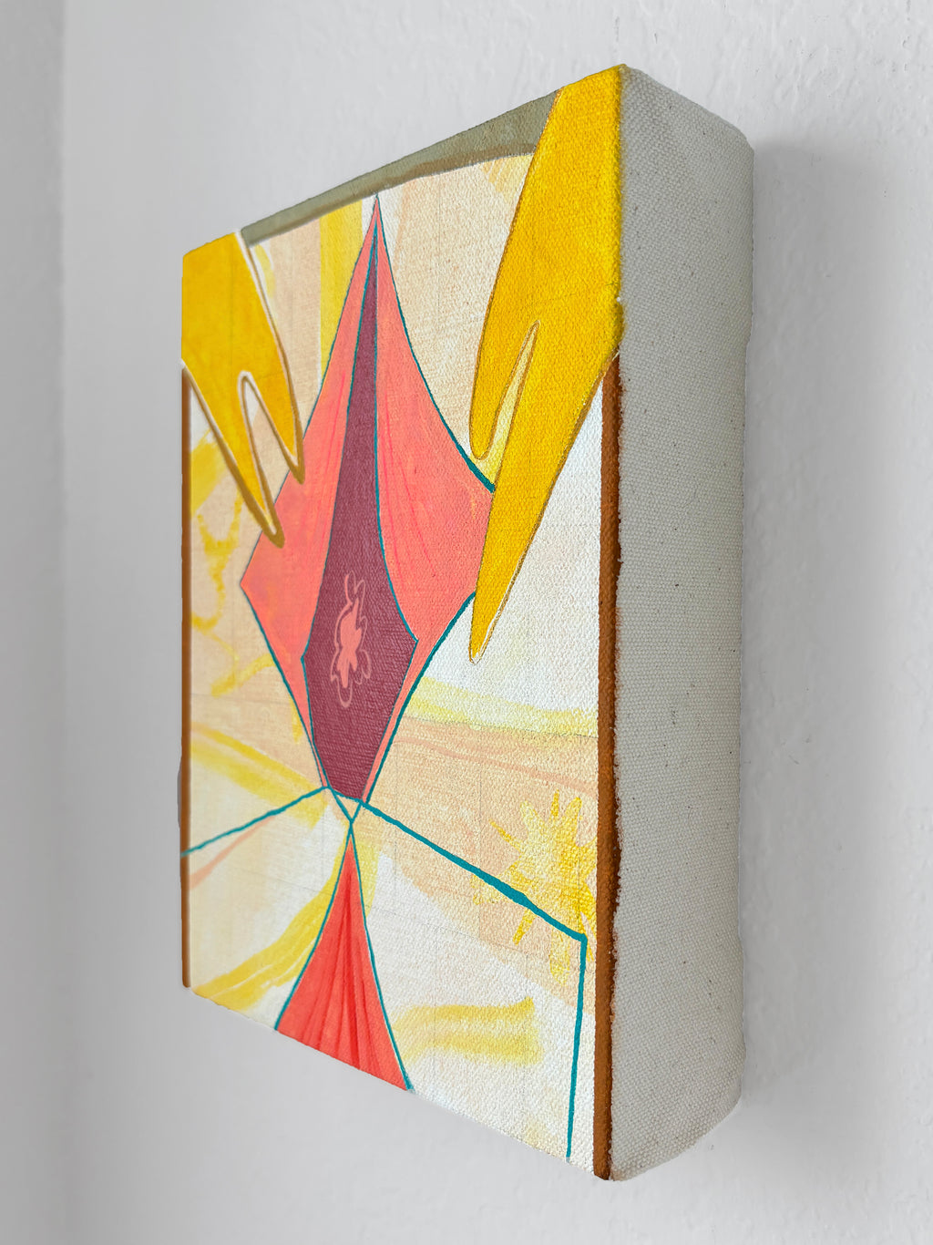 Painting by Jessica Simorte titled "Brusque" - 3.