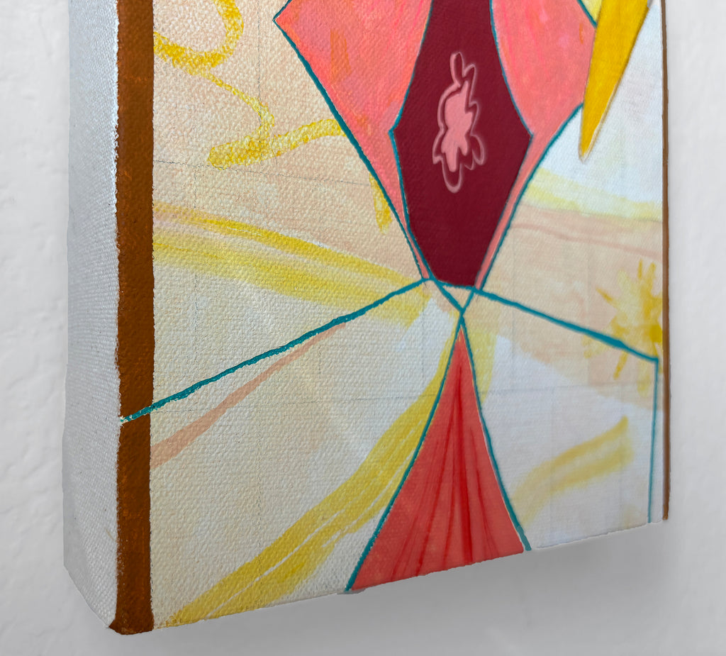 Painting by Jessica Simorte titled "Brusque" - 4.