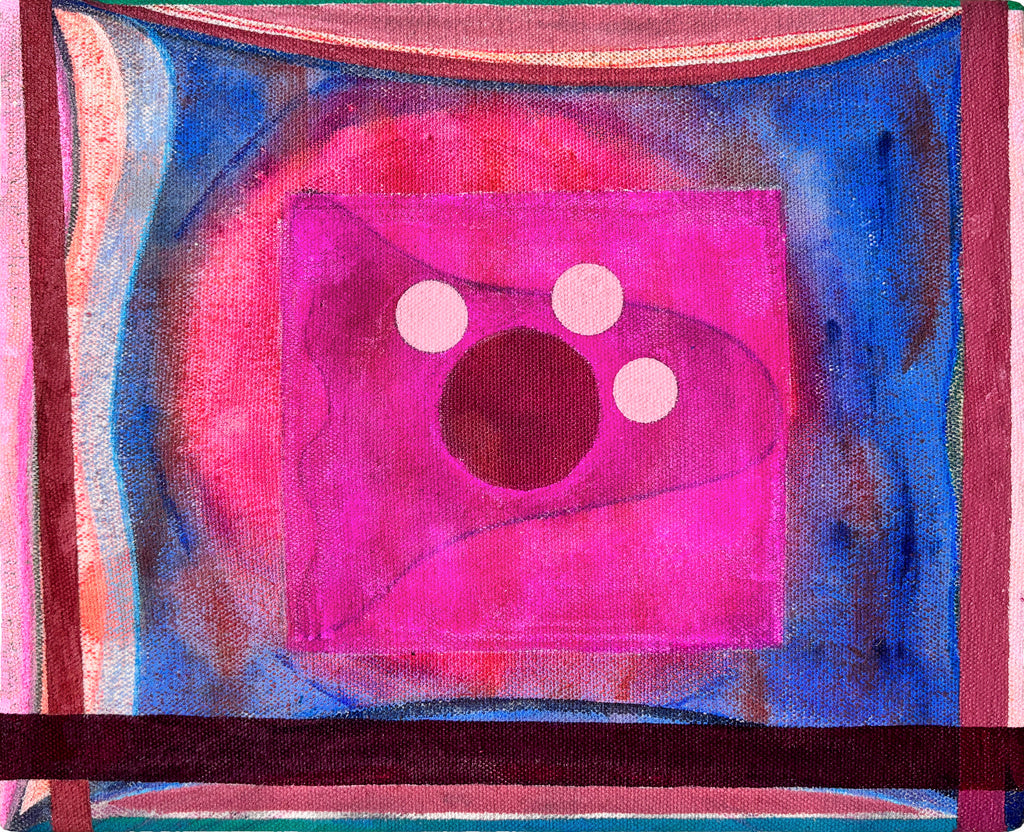 Painting by Jessica Simorte titled "Jammed" - 2.