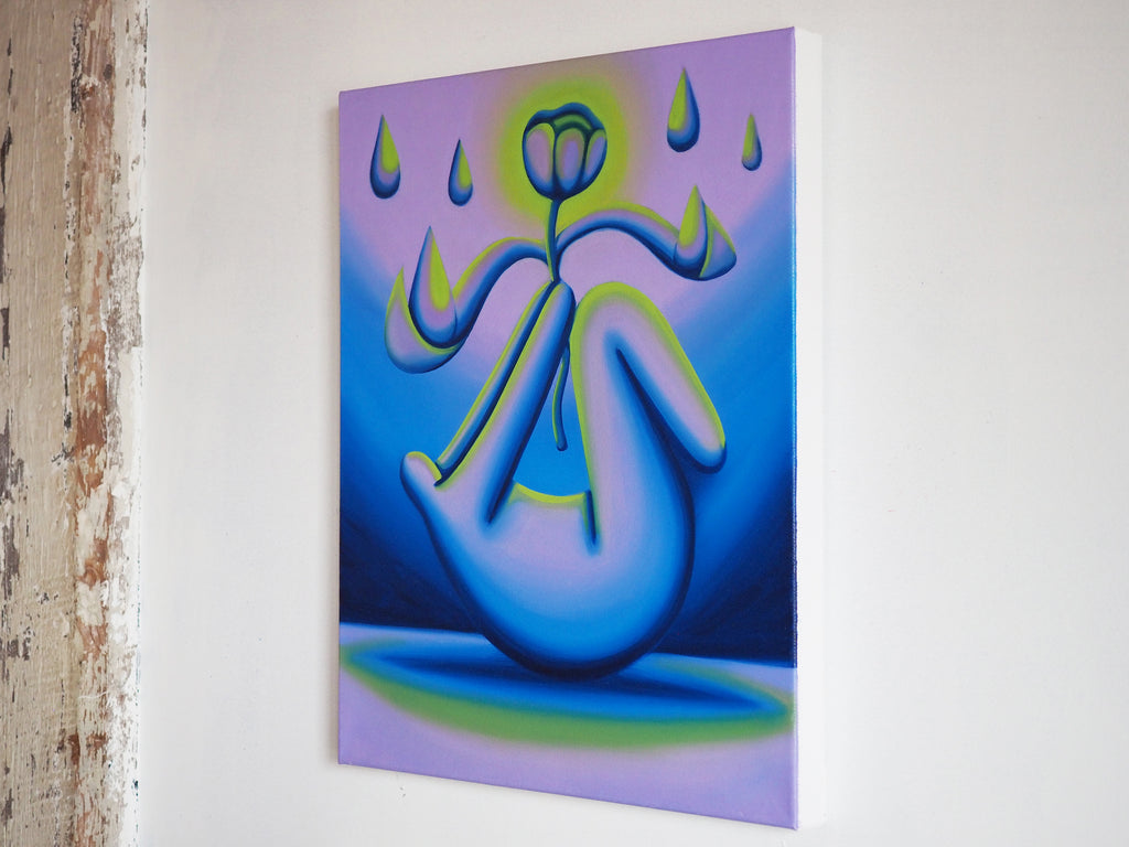Painting by Jocelyn Tsaih titled "Regenerating" - 4.