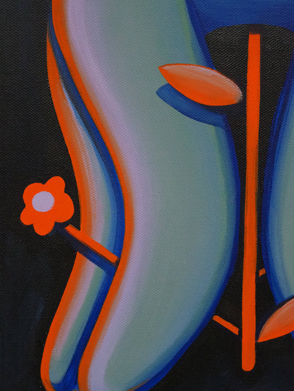 Painting by Jocelyn Tsaih titled "Without" - 4.