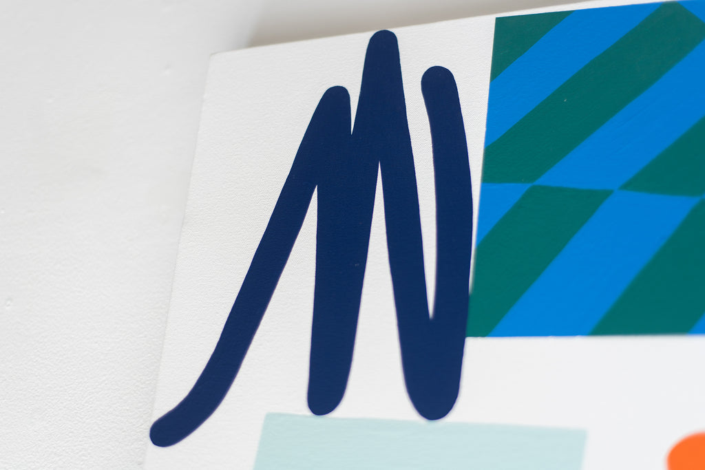 Painting by Joe Geis titled "The Way I See It, He’s Low Hanging Fruit" - 4.