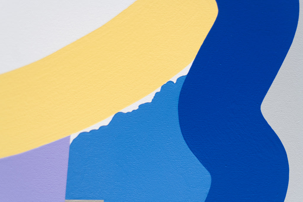 Painting by Joe Geis titled "What Can I Tell You, I’m Wiped" - 5.