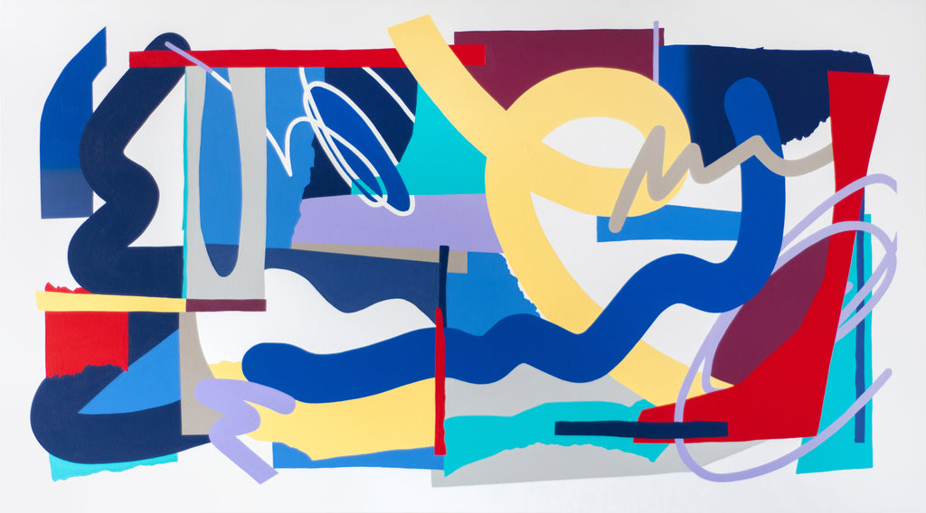 Painting by Joe Geis titled "What Can I Tell You, I’m Wiped" - 2.