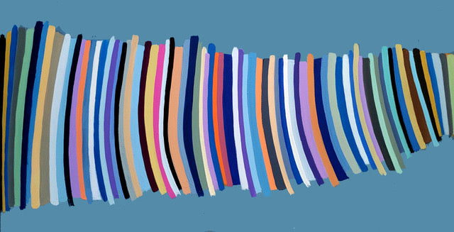 Painting by John Platt titled "Chord 17" - 2.