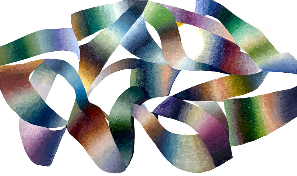 Painting by John Platt titled "Inside Out" - 2.