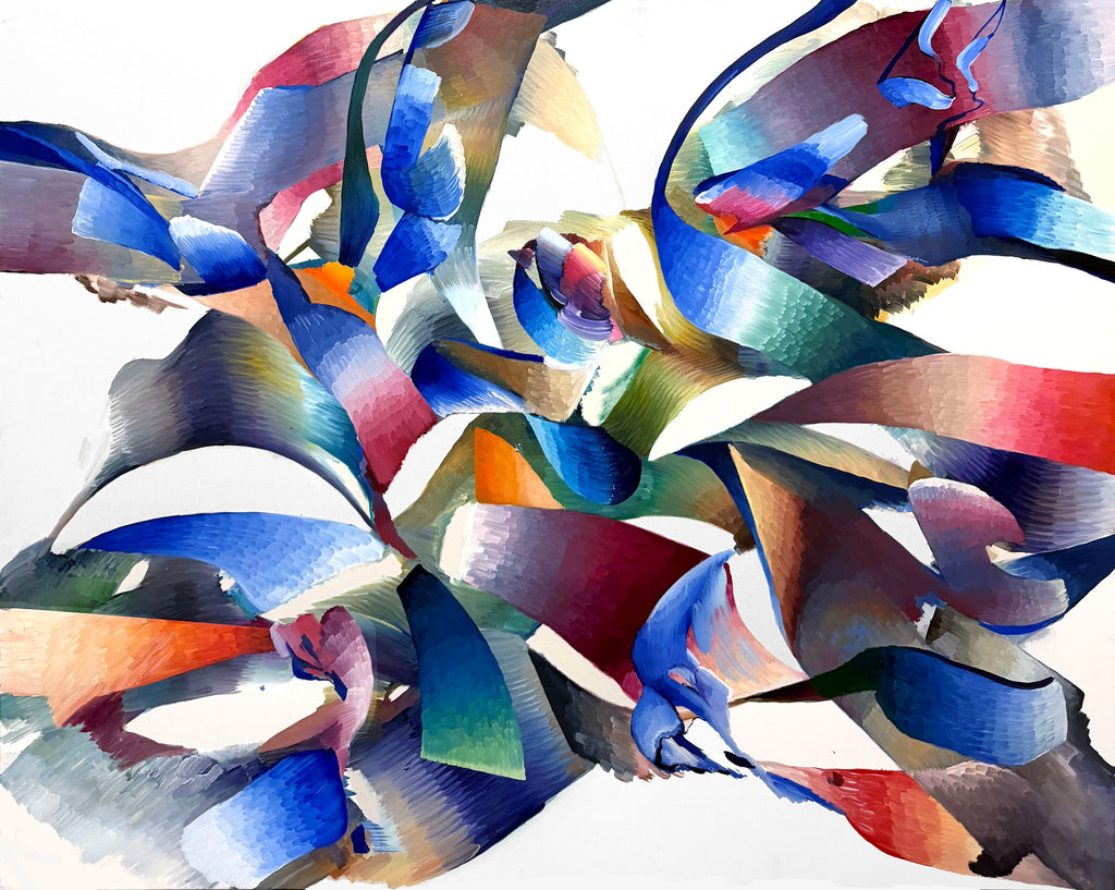 Painting by John Platt titled "Kiss" - 2.