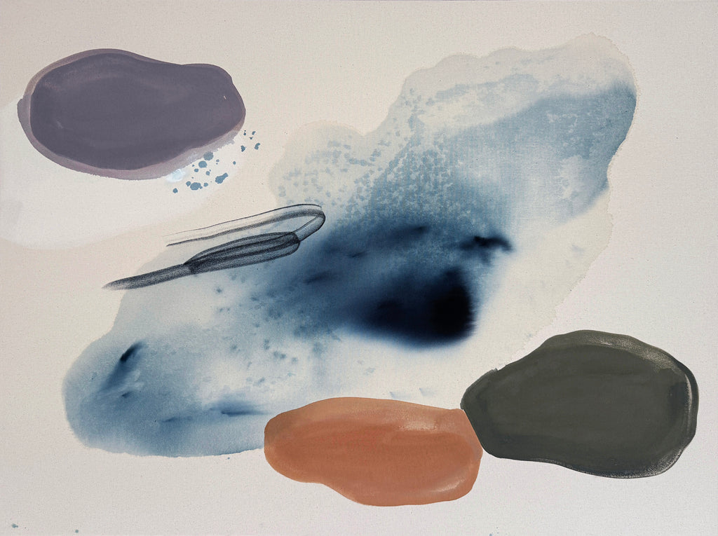Painting by Karina Bania titled "After the Rain" - 2.