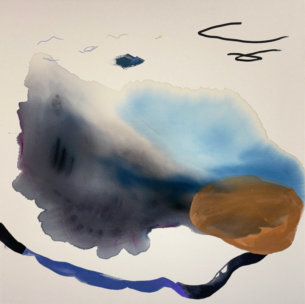 Painting by Karina Bania titled "Finding My Way I" - 2.