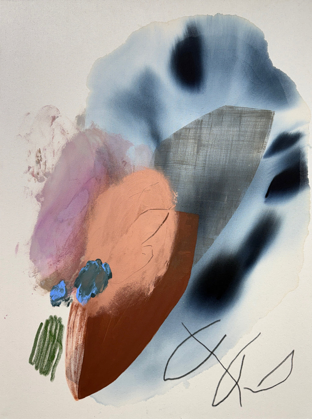 Painting by Karina Bania titled "Pollen" - 2.