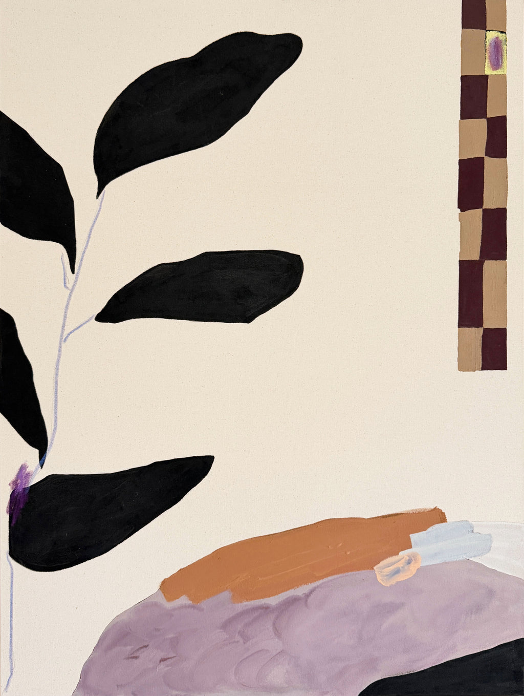 Painting by Karina Bania titled "To the Sky" - 2.