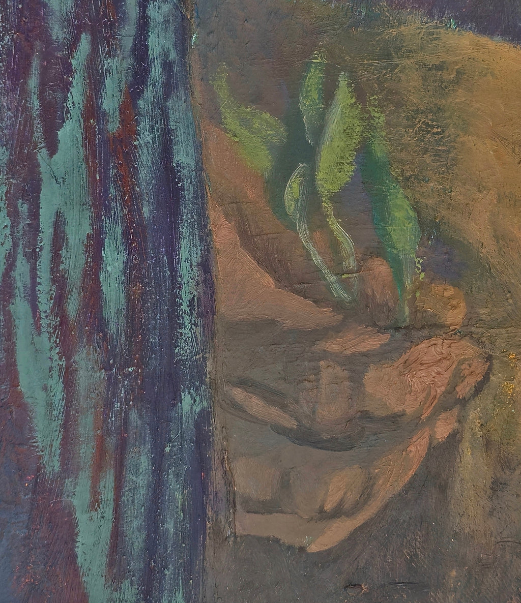 Painting by Kat Spears titled "Forage Play" - 4.