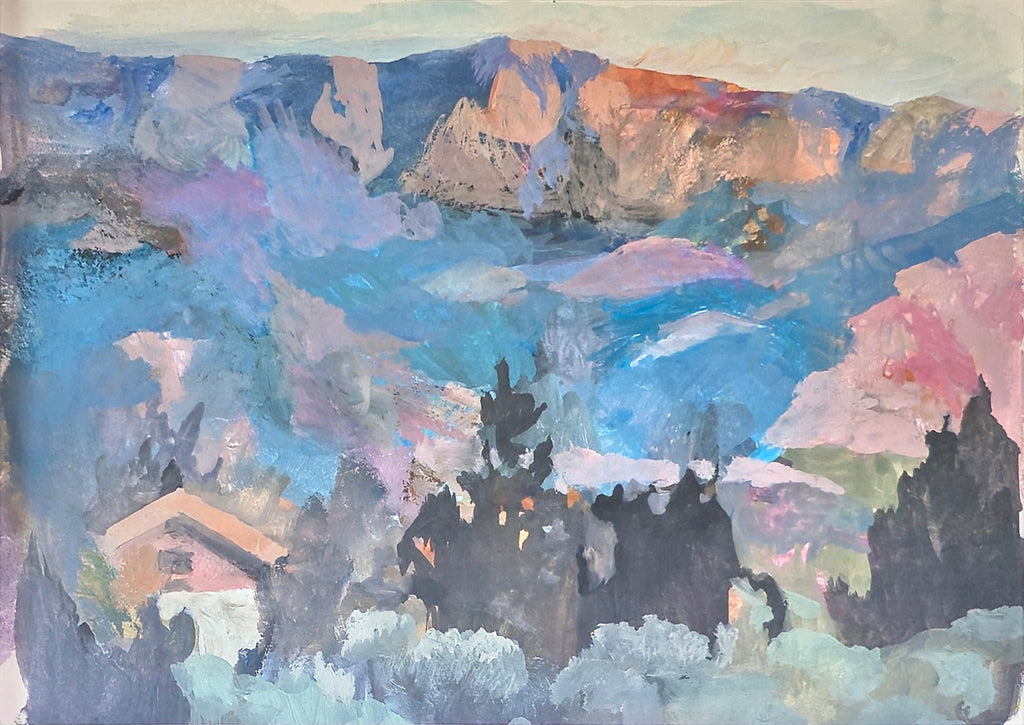 Painting by Kat Spears titled "sandia" - 2.