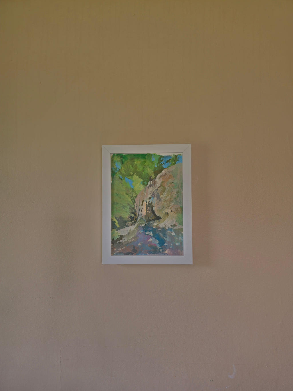 Painting by Kat Spears titled "sandstone" - 5.