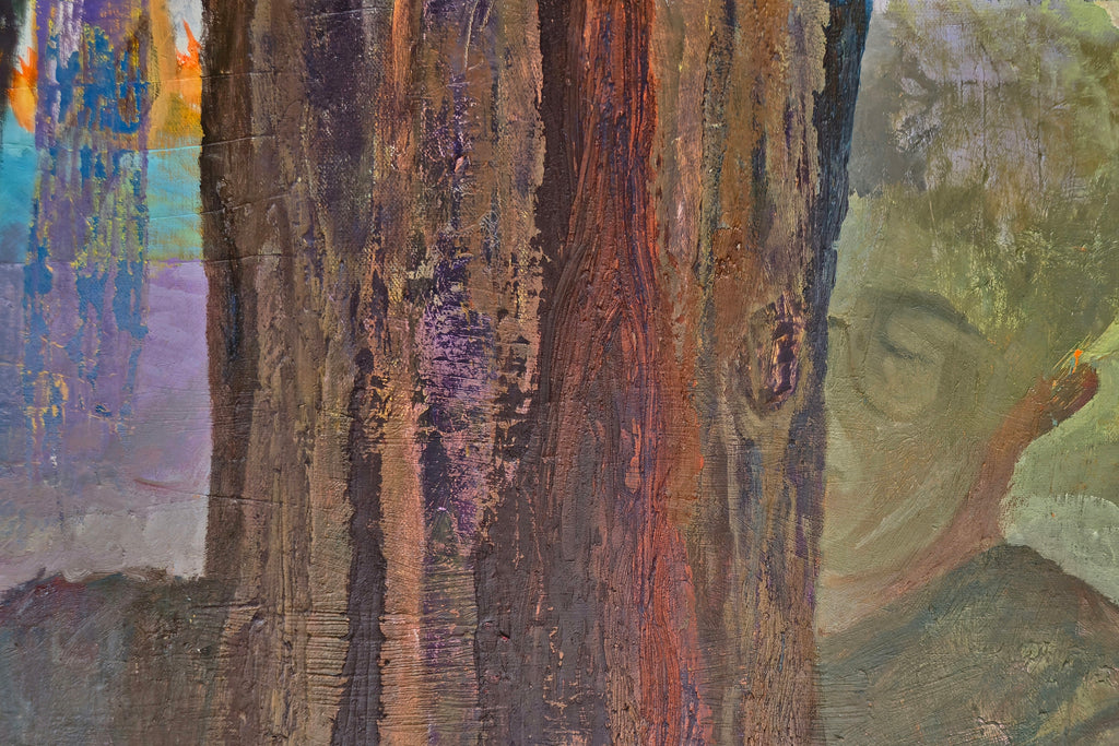 Painting by Kat Spears titled "Unscene" - 3.