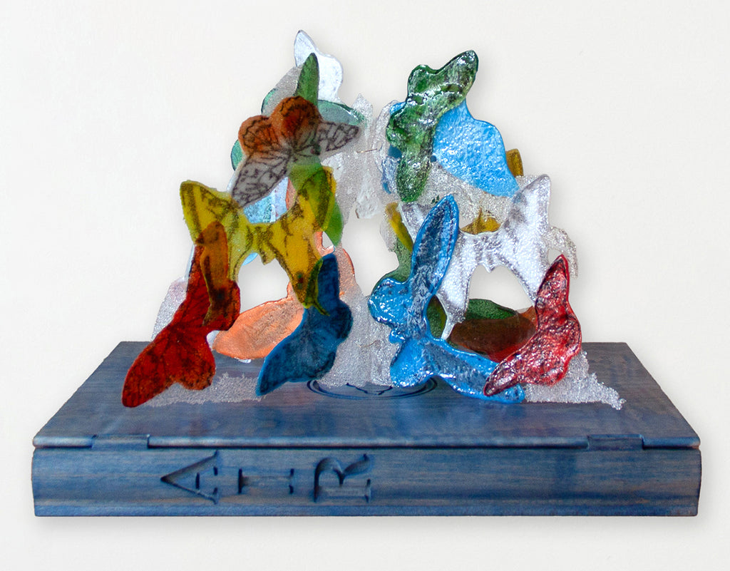 Sculpture by Kate Clements titled "Elements Series: Air" - 3.