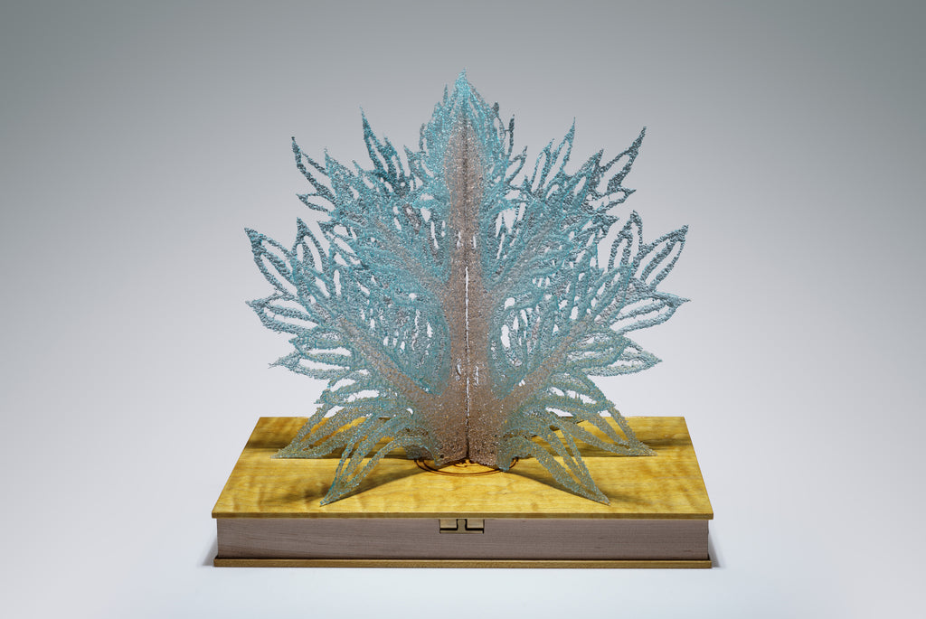 Sculpture by Kate Clements titled "Elements Series: Fire" - 3.