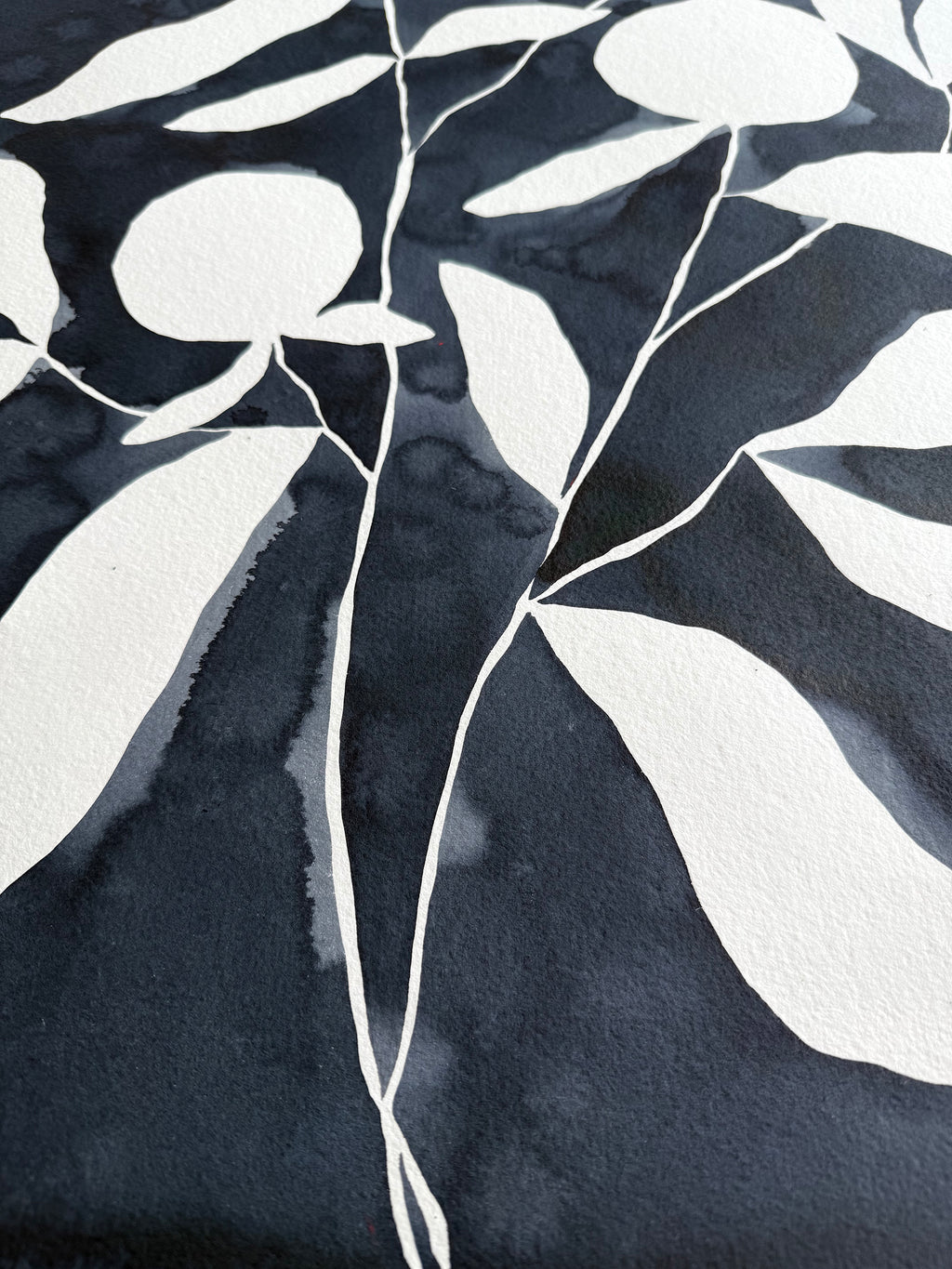 Painting by Kate Roebuck titled "Ace of Lemons" - 5.