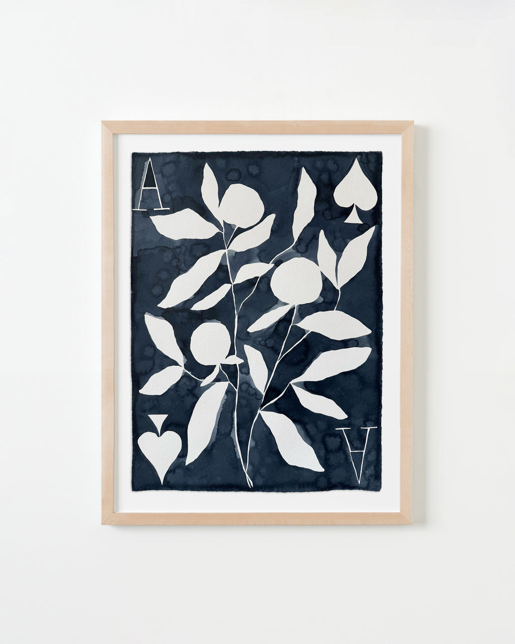 Painting by Kate Roebuck titled "Ace of Lemons" - 4.