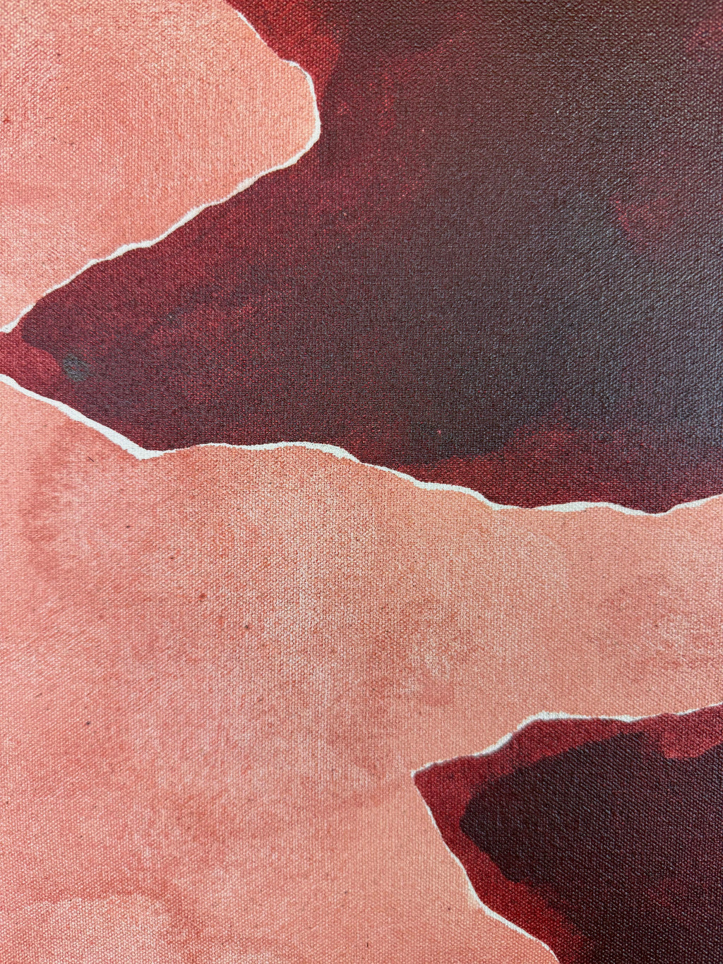 Painting by Kate Roebuck titled "Bon Two" - 3.