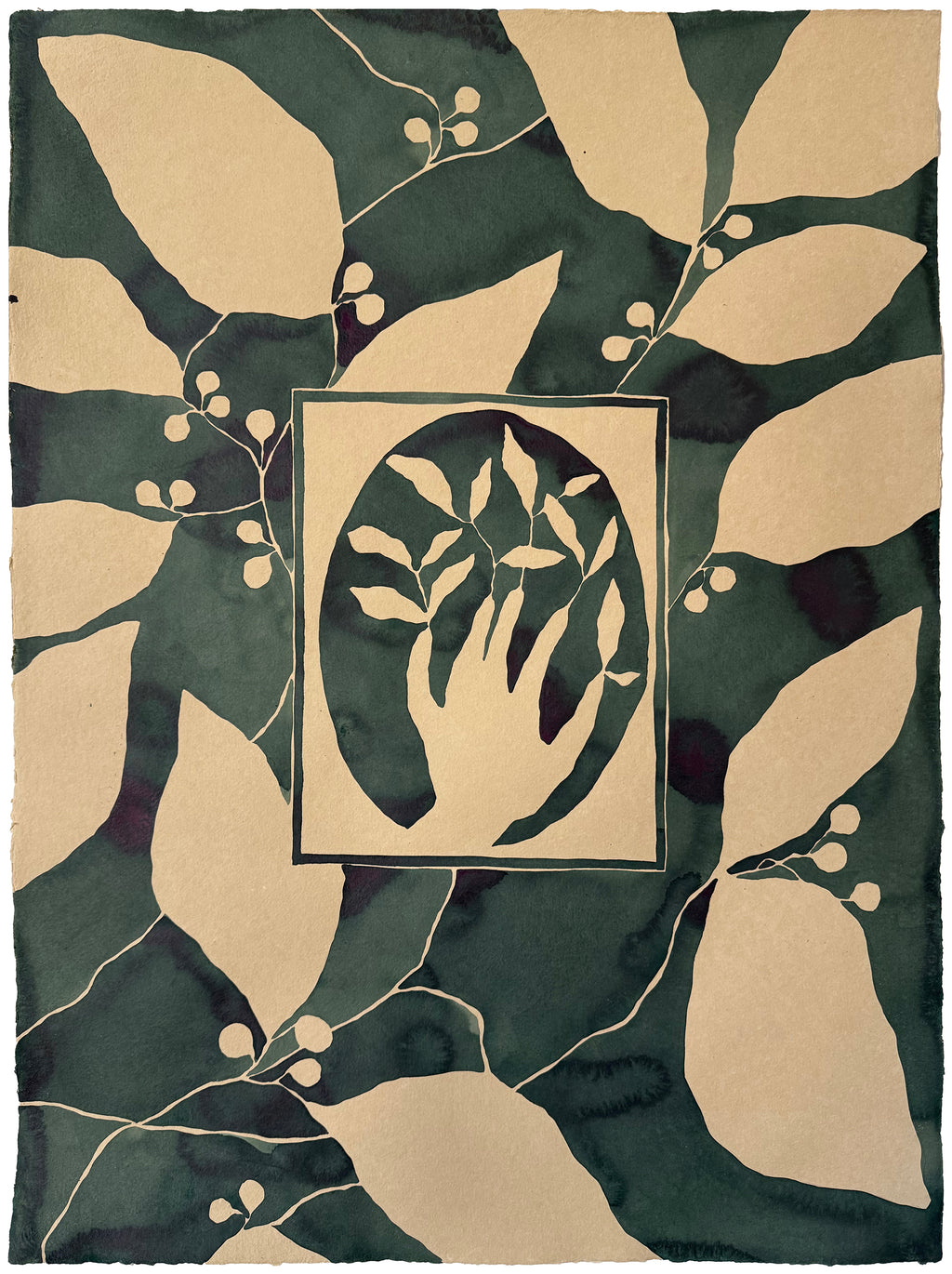 Painting by Kate Roebuck titled "Daphne's Intaglio" - 2.