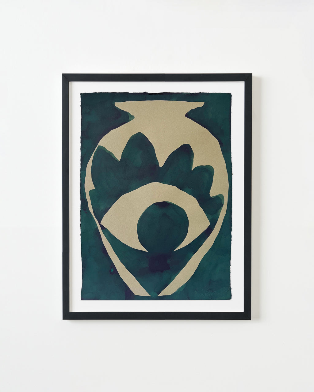 Painting by Kate Roebuck titled "Eye Flower Urn" - 3.